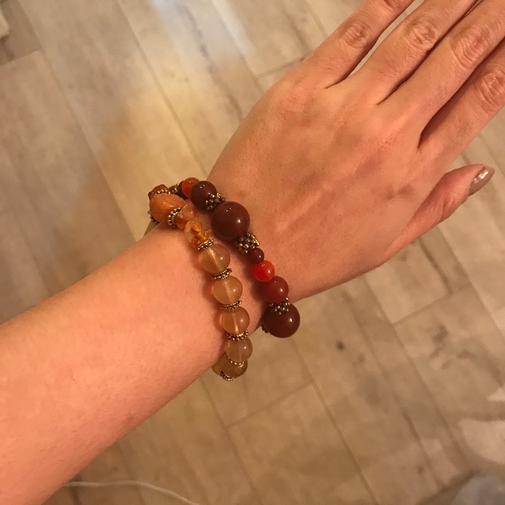Glaze stone bracelet
